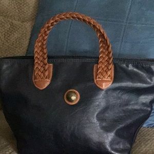 CAPEZIO Royal Blue all Leather Handbag.